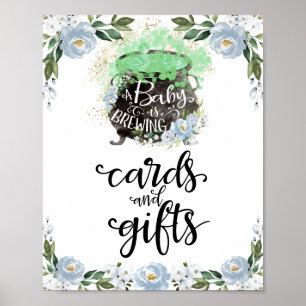 Señal de Tarjetas y Regalos para Baby Shower de Ha