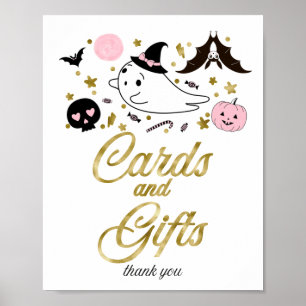Señal de Tarjetas y Regalos para Baby Shower de Ni