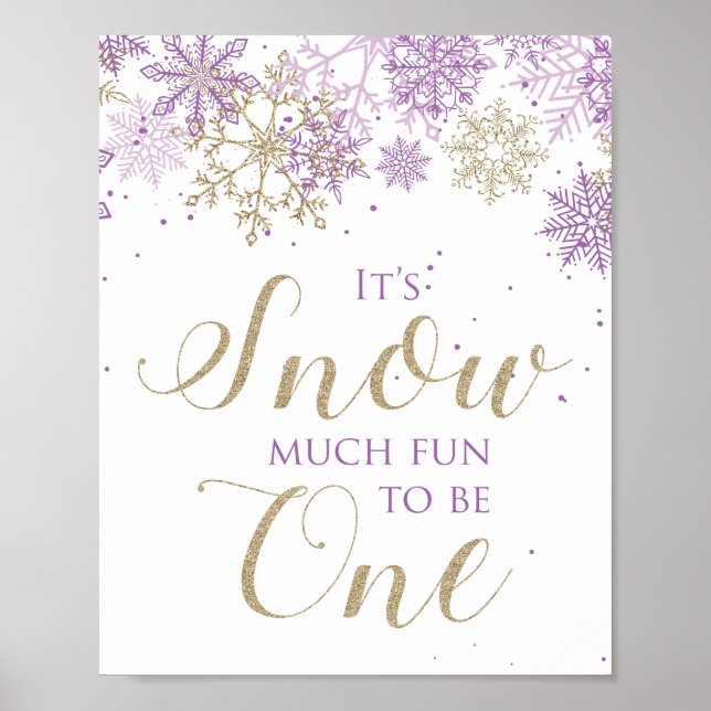 Señal de Uno Invierno Onederland Nieve Mucho Diver (Frente)