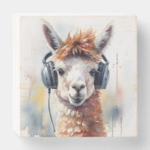 Auriculares blancos de alpaca con auriculares