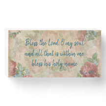 Bendito sea el Señor de mi alma contra la fe de lo