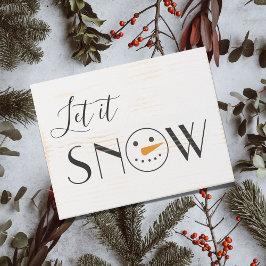 Señal Decorativa De Madera Dejemos que nieve sea rusa