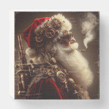 El sueño de la tubería de Steampunk Santa