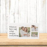 Señal Decorativa De Madera Foto de colección moderna de pareja romántica rega<br><div class="desc">Foto de colección moderna de pareja romántica regalo de cita</div>