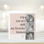 Señal Decorativa De Madera Foto de colección moderna y regalo romántico y enc<br><div class="desc">Foto de colección moderna y regalo romántico y encantador de citas</div>