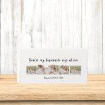 Señal Decorativa De Madera Foto De Pareja Collage Y Tú Eres Mi Cita De Té<br><div class="desc">Foto De Pareja Collage Y Tú Eres Mi Cita De Té</div>
