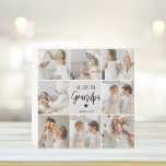 Señal Decorativa De Madera Fotografía del Collage | Te queremos regalo de abu<br><div class="desc">Fotografía del Collage | Te queremos regalo de abuelo</div>