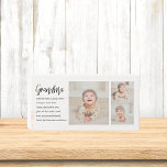 Señal Decorativa De Madera Fotografía en Collage y mejor regalo de belleza pa<br><div class="desc">"Collage Photo & Best Grandma Ever" es un regalo hermoso y atento que a cualquier abuela le encantaría recibir. Este regalo único combina un collage de fotos personalizado con el reconfortante mensaje "La mejor abuela de la historia" para crear un keepsake significativo y personalizado. El collage de fotos se puede...</div>
