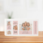 Señal Decorativa De Madera Fotos de Collage Friend | Regalo de cumpleaños fel<br><div class="desc">Fotos de Collage Friend | Feliz regalo de cumpleaños.Haz especial el cumpleaños de tu amigo con este regalo hecho por el personalizado que incluye un collage de tus momentos favoritos juntos! Este regalo personalizado de cumpleaños con temática rosa está disponible exclusivamente en Zazzle, y es la manera perfecta de mostrarle...</div>