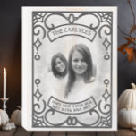 Señal Decorativa De Madera La divertida cocina gótica de Halloween<br><div class="desc">Muchos han comido aquí,  sólo unos pocos han muerto! ¡Esta placa fotográfica personalizado es el acento doméstico perfecto para su cocina esta Halloween!</div>