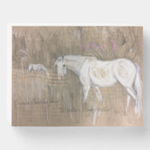 Lápiz de colores de Connemara ponies en beige