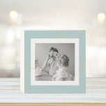Señal Decorativa De Madera Moderna foto familiar de fábrica simple y encantad<br><div class="desc">Moderna foto familiar de fábrica simple y encantador regalo</div>