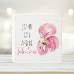 Señal Decorativa De Madera Moderno Stand Exótico Alto Y SEA Fabuloso Flamingo<br><div class="desc">Moderno Stand Exótico Alto Y SEA Fabuloso Flamingo</div>