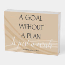 Objetivo sin un deseo de plan