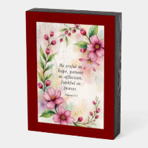 Romans 12:12 Custom Bible Verse