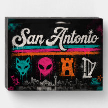 Streetwear Paisaje Urbano de San Antonio con Icono