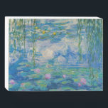 Señal Decorativa De Madera Waterlilies, 1916-1919, por Claude Monet<br><div class="desc">Claude Monet - Waterlilies,  1916-1919. Oscar-Claude Monet (1840-1926) fue un pintor francés y fundador de la pintura impresionista que es visto como un precursor clave del modernismo,  especialmente en sus intentos de pintar la naturaleza como lo percibió.</div>