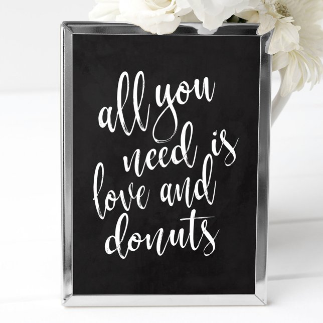 Señal del boda de la barra de donut 8x10 (Subido por el creador)