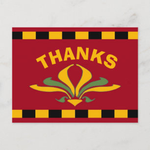 Señal del Mercado Francés, GRACIAS, Tarjeta Postal