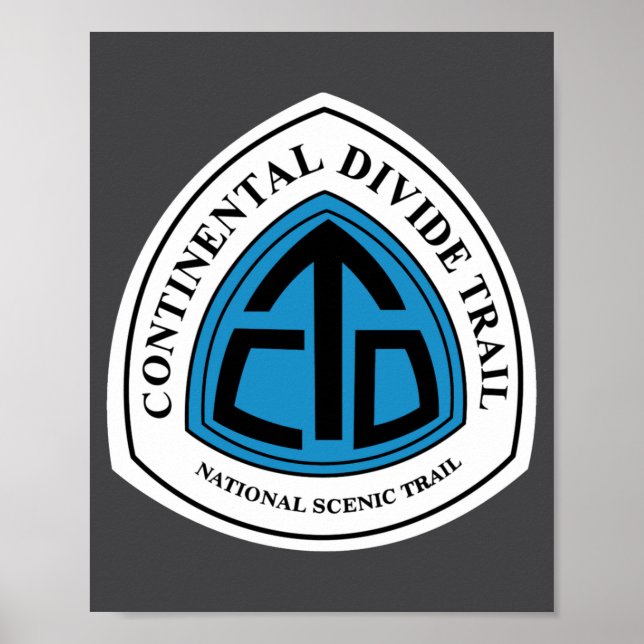 Señal del Sendero de la Divisoria Continental de E (Frente)