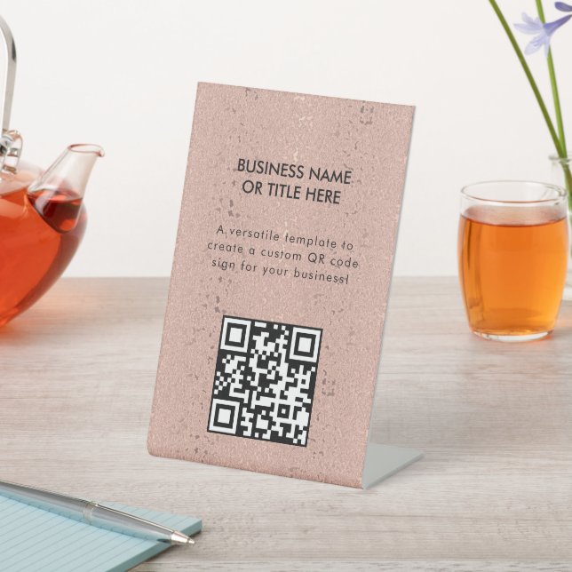 Señal elegante salón de belleza Rosa de oro (In Situ)