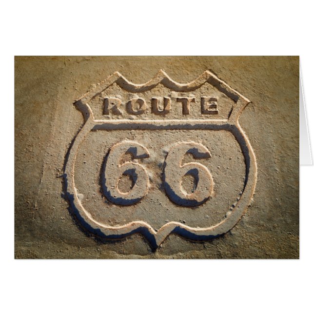 señal histórica de la ruta 66, Arizona (Anverso (Horizontal))