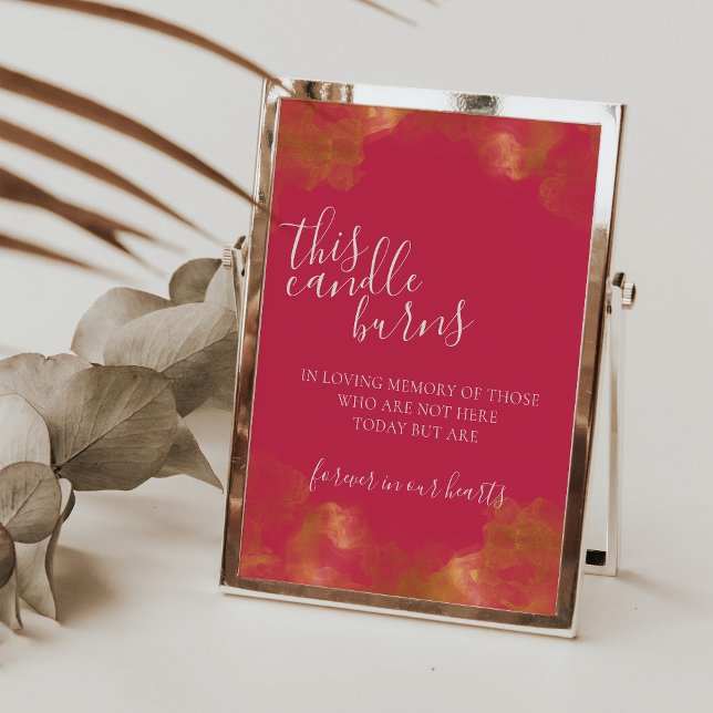 Señal Magenta Esta Vela Arde En Memoria Amorosa (Subido por el creador)