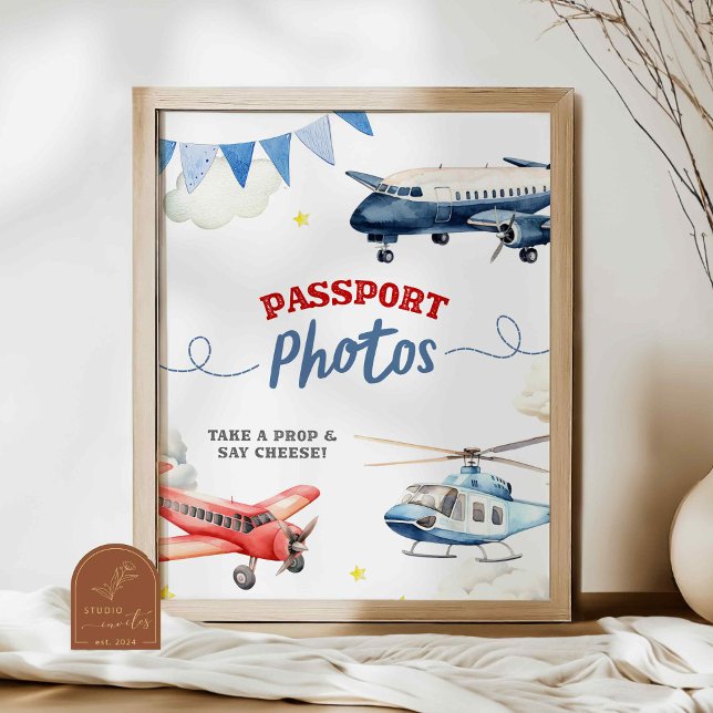 Señal personalizada de foto de pasaporte de cumple (Subido por el creador)