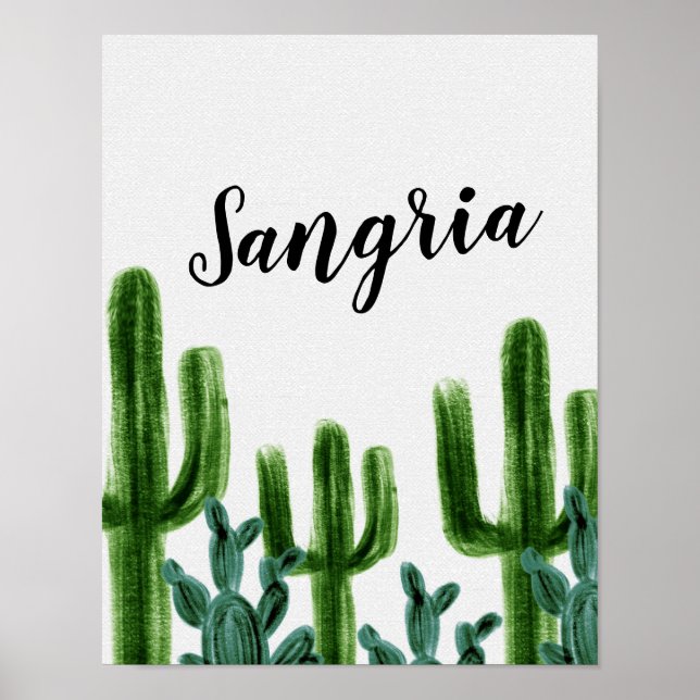 Señal Sangria Fiesta de Cactus de México (Frente)