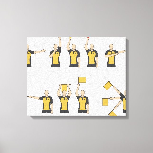 Señales de árbitros de fútbol (Anverso)
