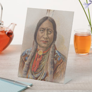Señales de humo: El jefe indio lakota está sentado