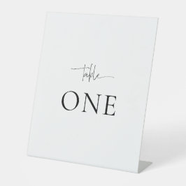 Señales de número de mesa personalizables ARIA