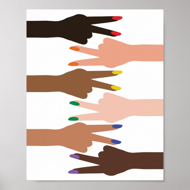 Señales de paz a ambos lados (Frente)