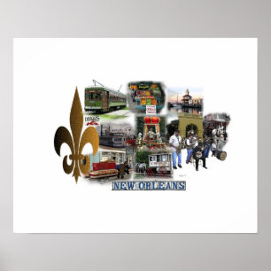 Señales famosas y escenas de New Orleans
