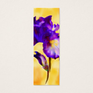 Señales púrpuras del iris (flor)