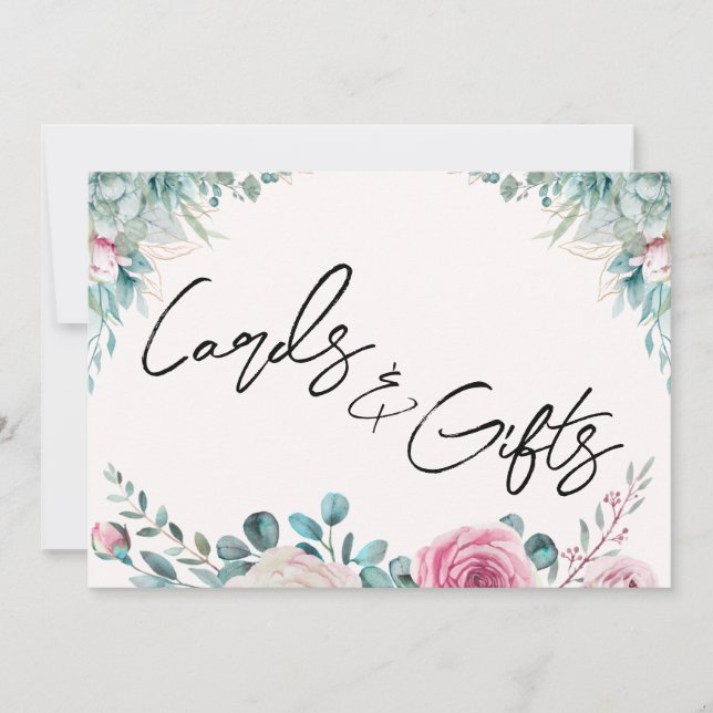 Señalización de tarjetas y regalos (Anverso)