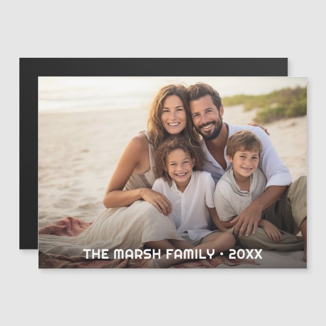 Sencilla 1 Foto Cobertura completa - Sobreposición (Anverso/Reverso)