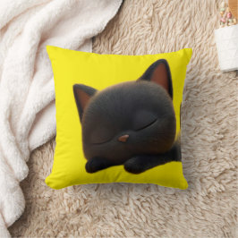 Sencilla almohada de gato cortada - Regalo adorabl