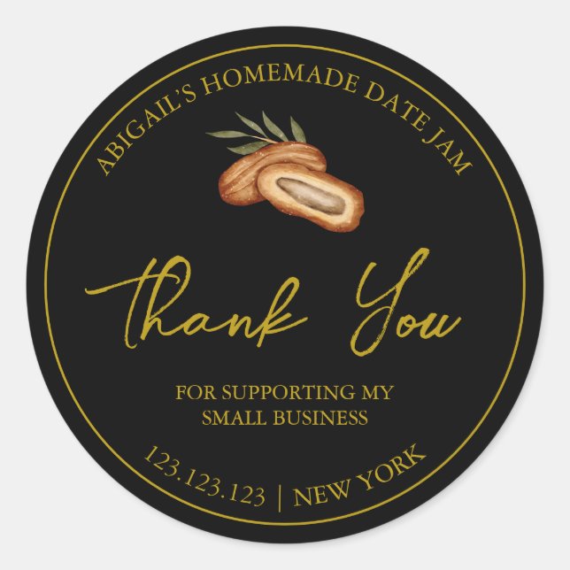 Sencilla cita casera improvisada etiqueta (Anverso)