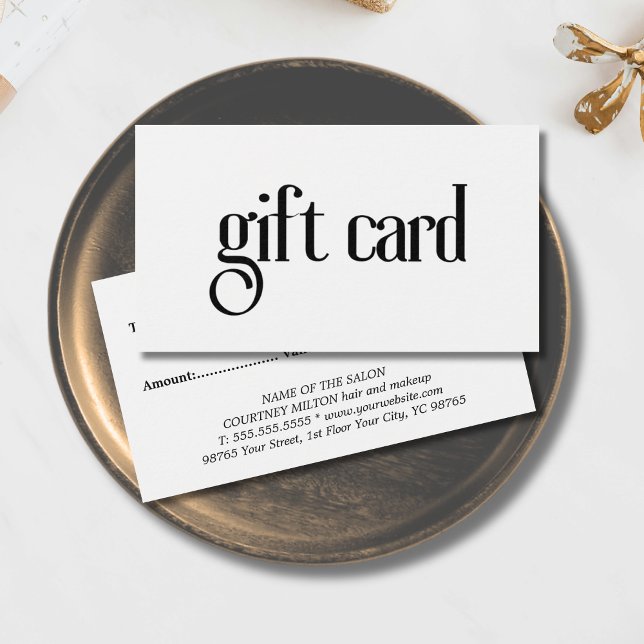 Sencilla Elegante Negra y Blanca Salón Audaz (Subido por el creador)