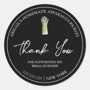 Sencilla etiqueta de Asparagus casera