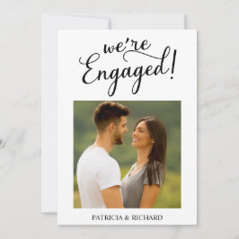 Sencilla foto de Invitación de compromiso