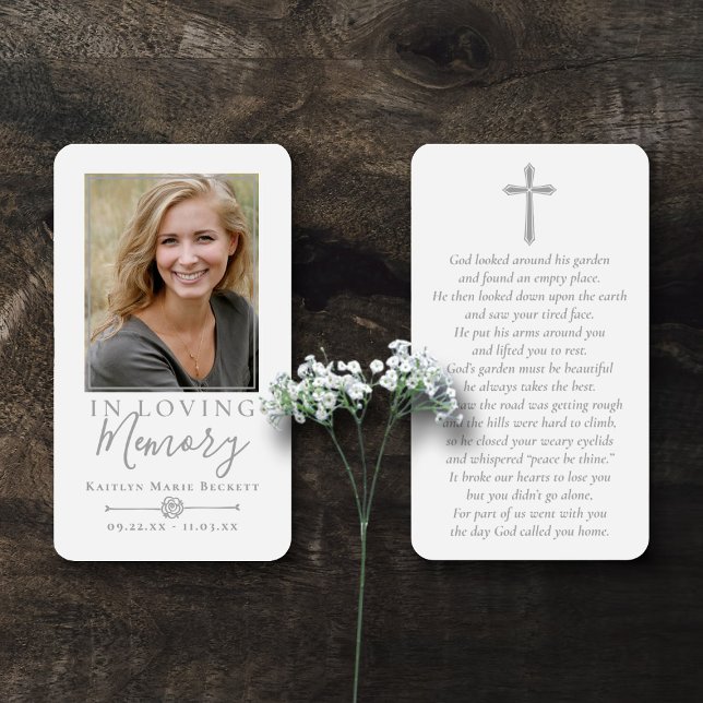 Sencilla foto Personalizado Sagrada cruz Tarjetas  (Subido por el creador)