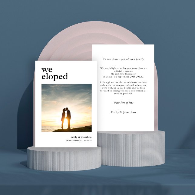 Sencilla, hemos elegido la Invitación de Boda foto (Subido por el creador)