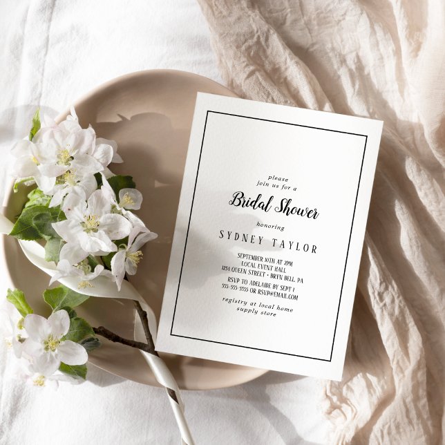Sencilla invitación a ducha de novia por marco Min (Subido por el creador)