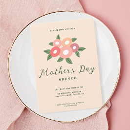 Sencilla Invitación de Brunch del Día de la Madre 