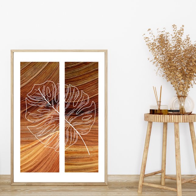 Sencilla Línea de Leaf Esquema de Arte Fondo de Ma (Subido por el creador)