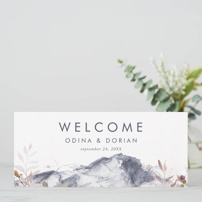 Sencilla placa de asiento colgante de montaña flor (Anverso de pie)