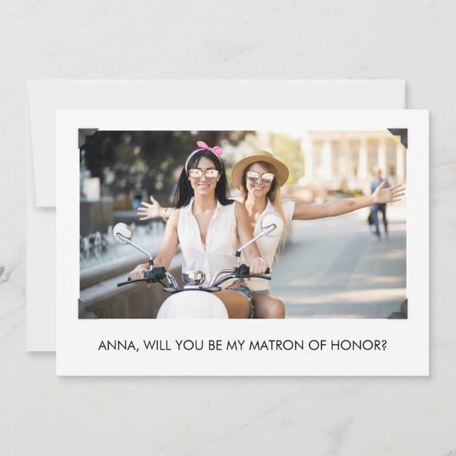 Sencilla será mi tarjeta de fotos de señas de hono (Anverso)