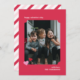 Sencilla tarjeta de foto de San Valentín